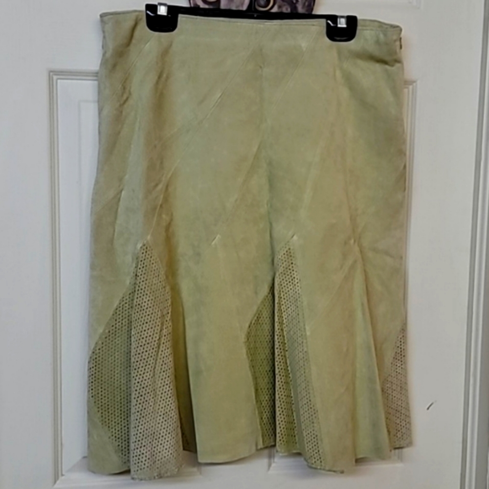 12 Scott's Suede Skirt